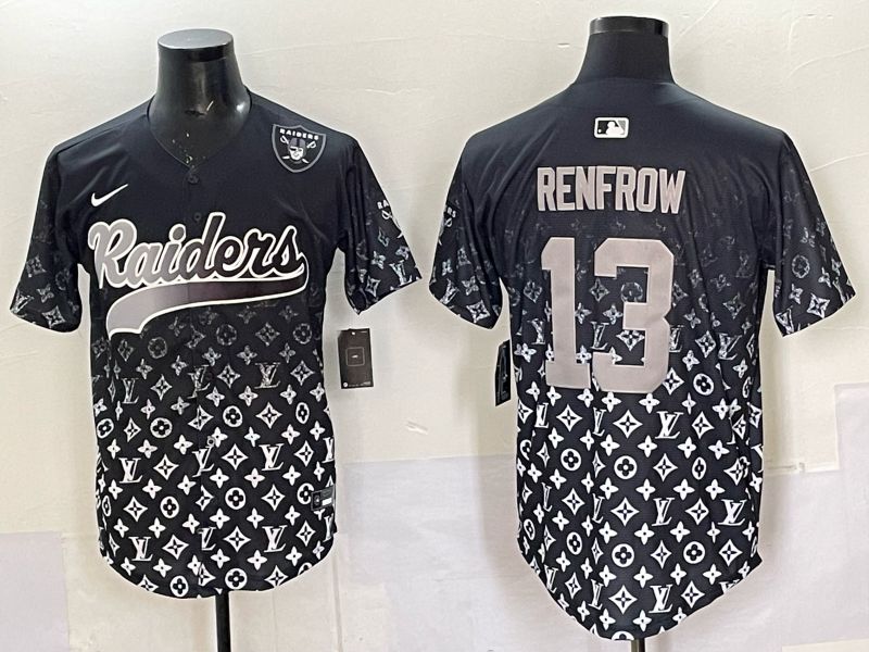 Men 2025 Oakland Raiders #13 Renfrow black Nike Limited NFL Jersey style 037